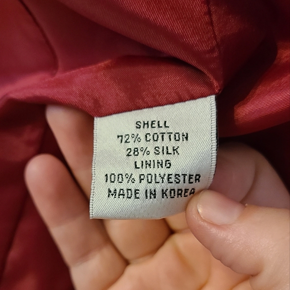 Talbot Petites Burgundy Velvet Looking Jacket - Picture 4 of 12